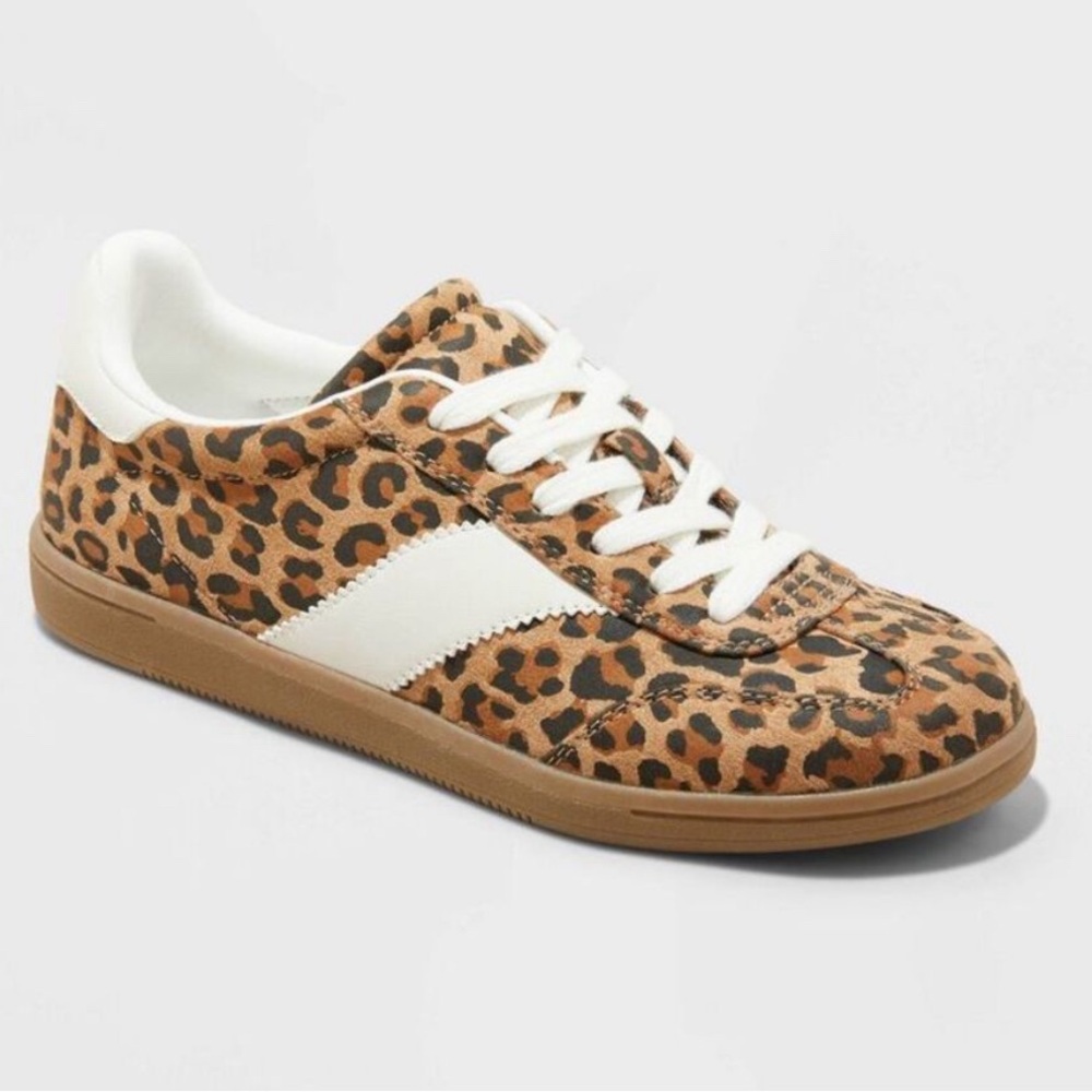 Universal Thread Women's Spencer Fashion Sneakers Memory Foam Insole Leopard 6